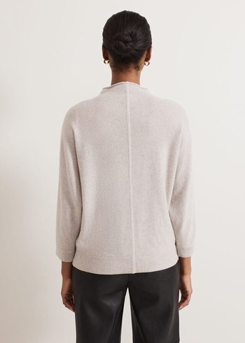 Phase Eight Layla Cashmere Knitwear Grey USA | 9063185-YW